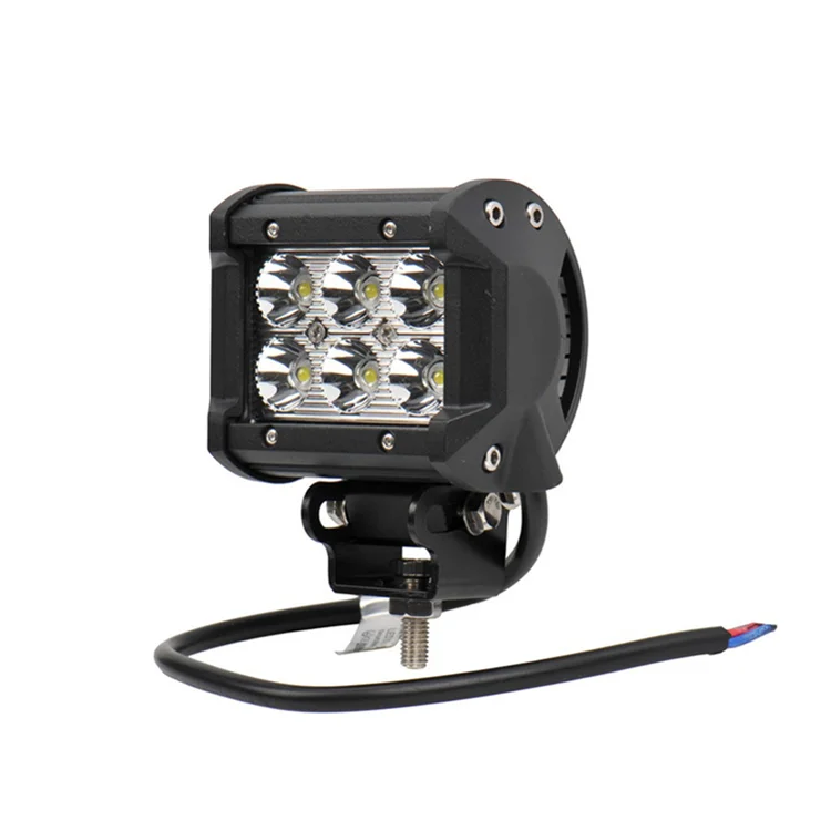4 дюйма 12V18W высокой мощности CREE чип-диод лампочка светодиодное освещение планка осветителя изготовления выделить открытый прожектор подходит для внедорожных автомобилей