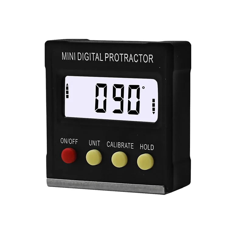 Mini Digital Protractor Inclinometer Electronic Level Box Magnetic Base