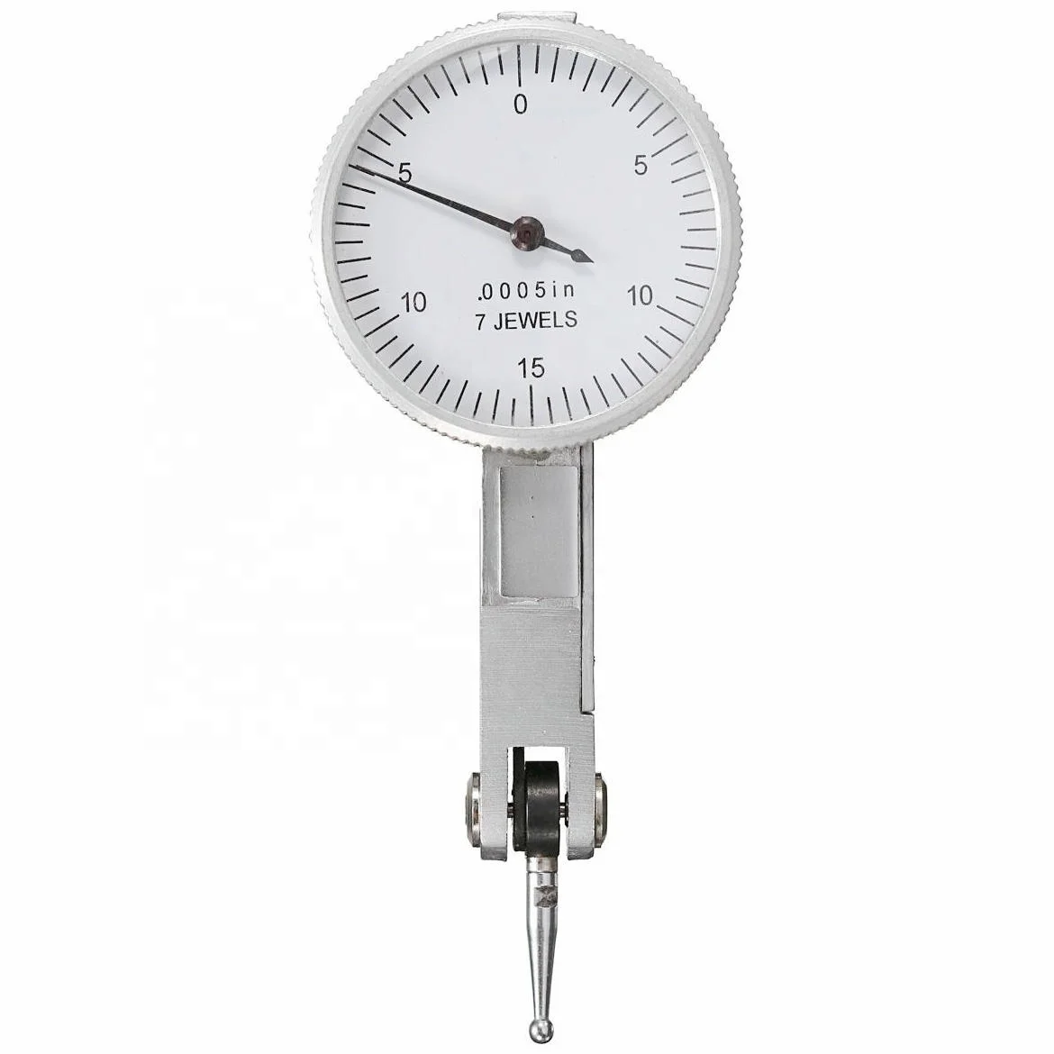 
0.030 inch with graduation 0.0005 inch 0-15-0 with 2 Clamps Dial Test Indicator Gauge 
