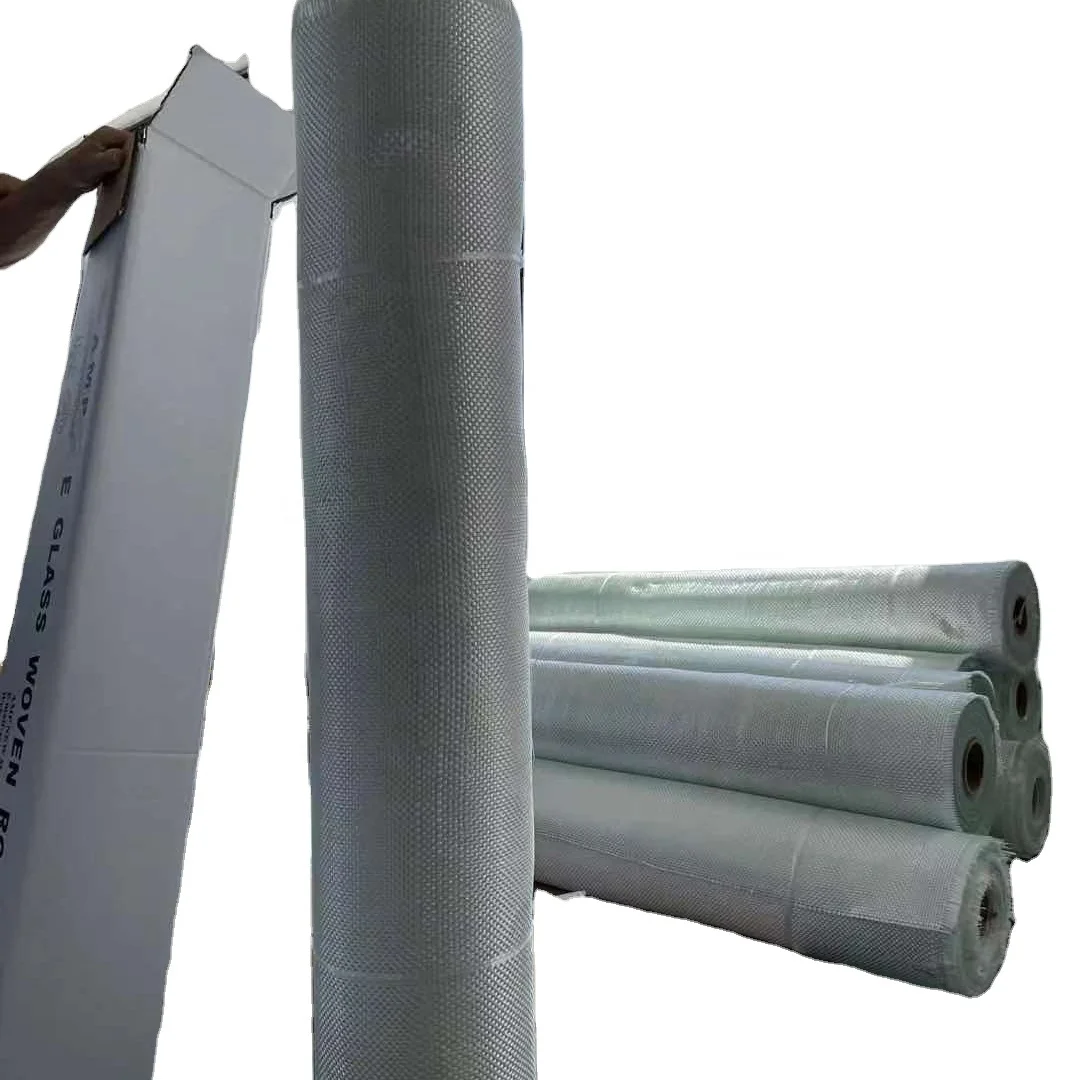 
China factory heat insulation fiberglass woven roving, Fiberglass cloth, woven fabric rolls 
