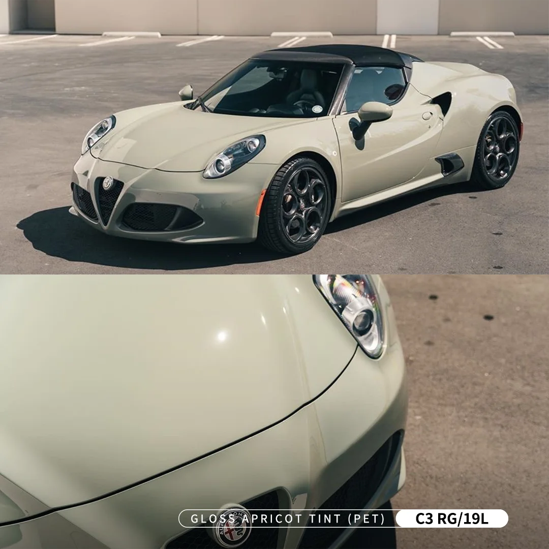 CARBINS Car Vinyl Wrap Pet Glossy 1.52*18 Meter Self Adhesive Car Vinyl Wrap Sticker