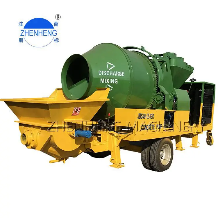 Бетоносмесительный насос JBS40 дизельный