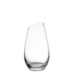 Samyo Hand Made Oblique Beer Glass / Wine Glass / Transparent Glass