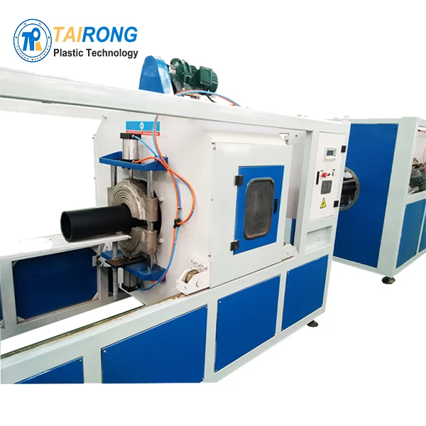 Single Screw PP PE PPR HDPE Plastic Pipe Extruder Machine/ hot water supply pipe plastic making machinery