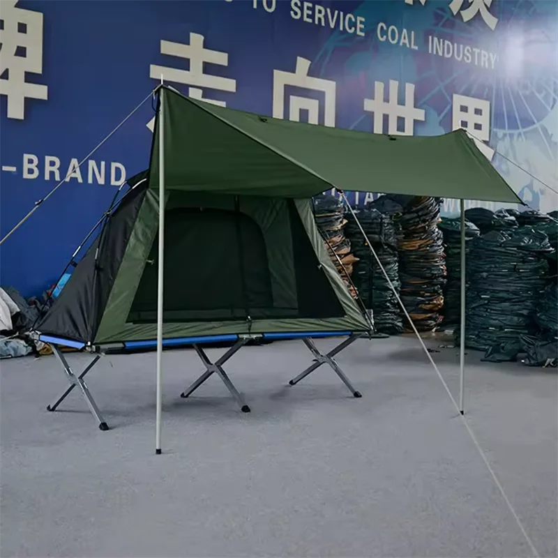Tents Camping Outdoor Heavy Duty Cots 1 Person Folding Tent Four-Season Simple