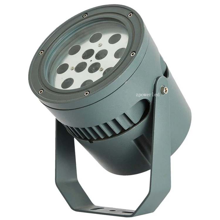 Floor Mounted Outdoor LED Landscape Floodlight 12*2w 24w IP65 Aluminum 120v 220v Projector Flood Light