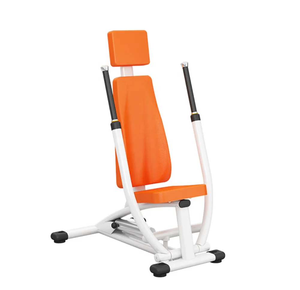 Home Quality Sitting Chest Press Hydraulic Cylinder Fitness Equipment Adjustable Chest Press Row Machine