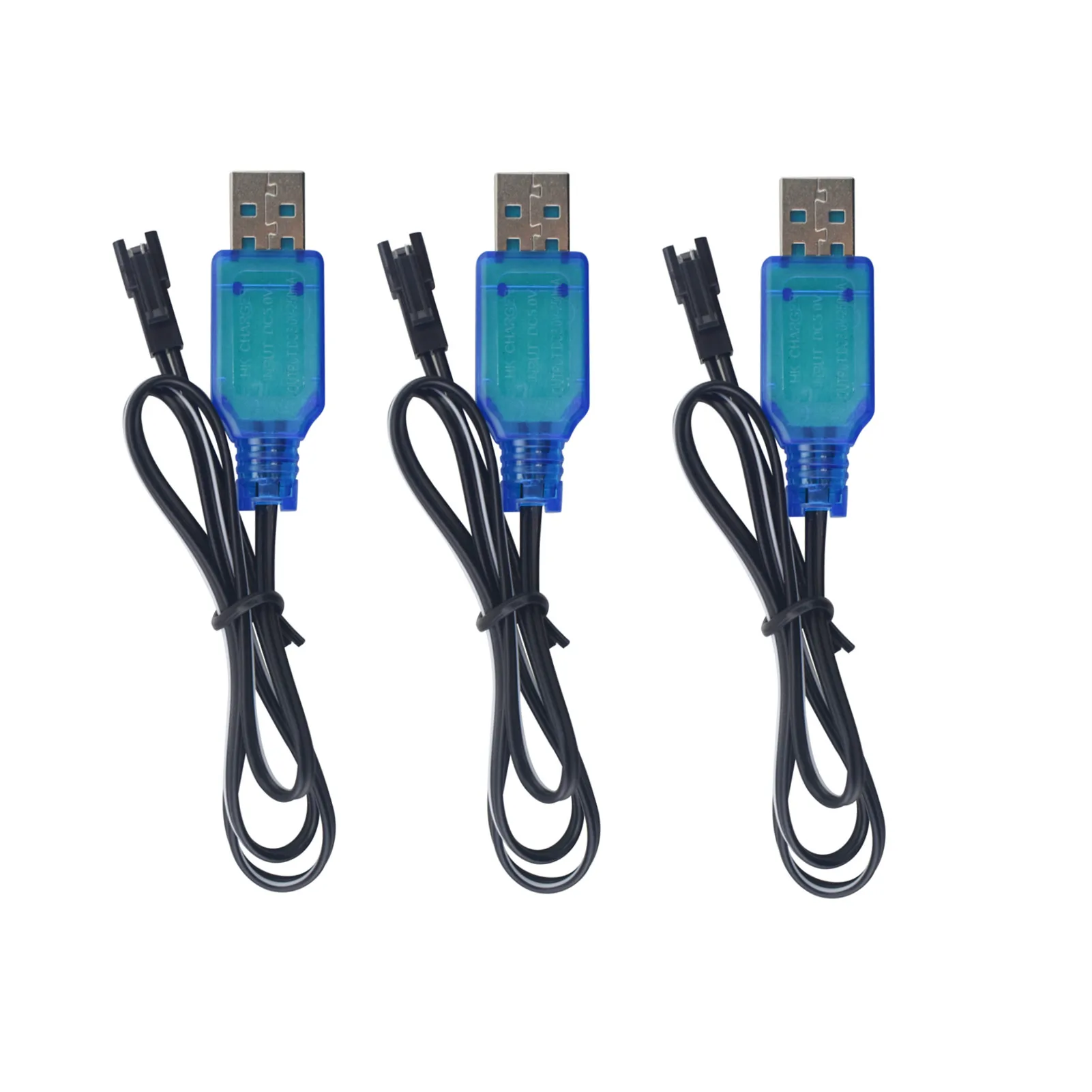 3 шт 6,0 V USB зарядный кабель SM-2P Разъем для аккумуляторная зарядка аккумулятора Радиоуправляемый игрушечный автомобиль на радиоуправлении Stunt автомобилей экскаватор игрушка зарядное устройство