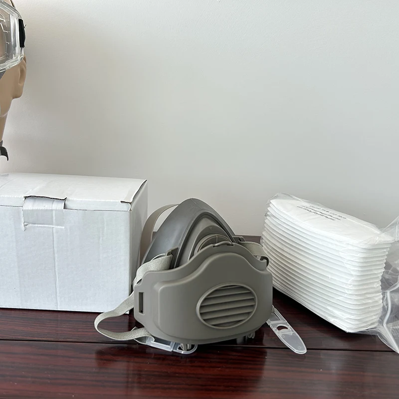 3200 Multi Purpose Industrial Construction Welding Paint Spray Dust Proof Anti Particles Half Facepiece Respirator Mask