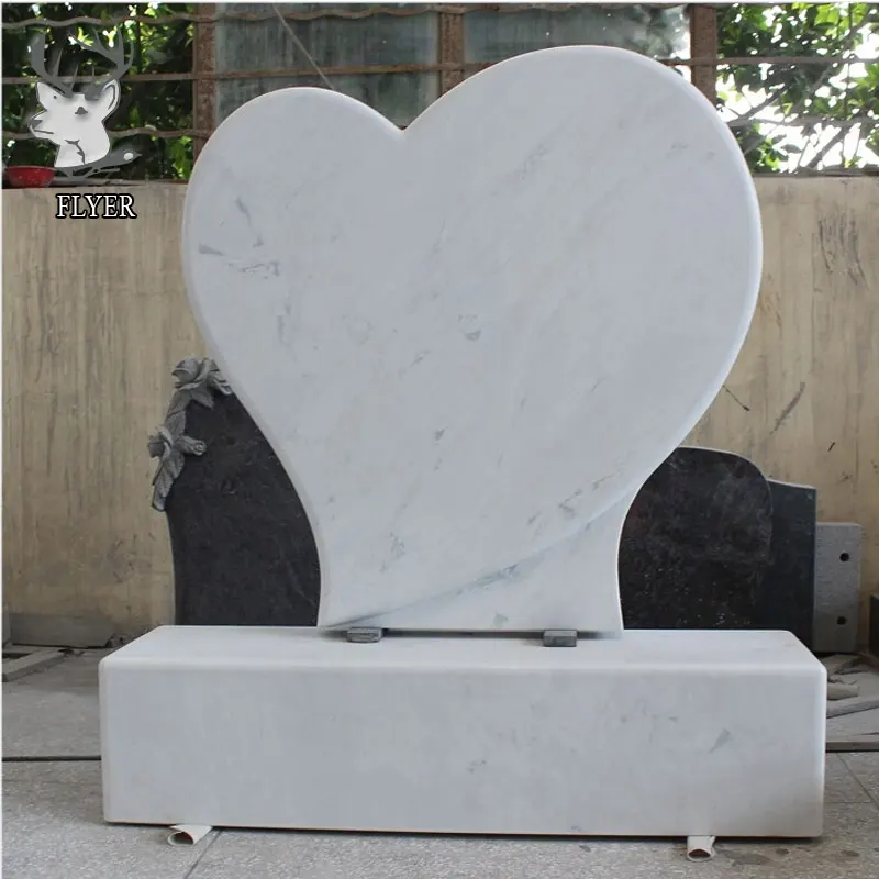 Custom Graveyard Memorial Granite Headstone life size weeping angel statues Natural Marble weeping angel headstone Tombstone