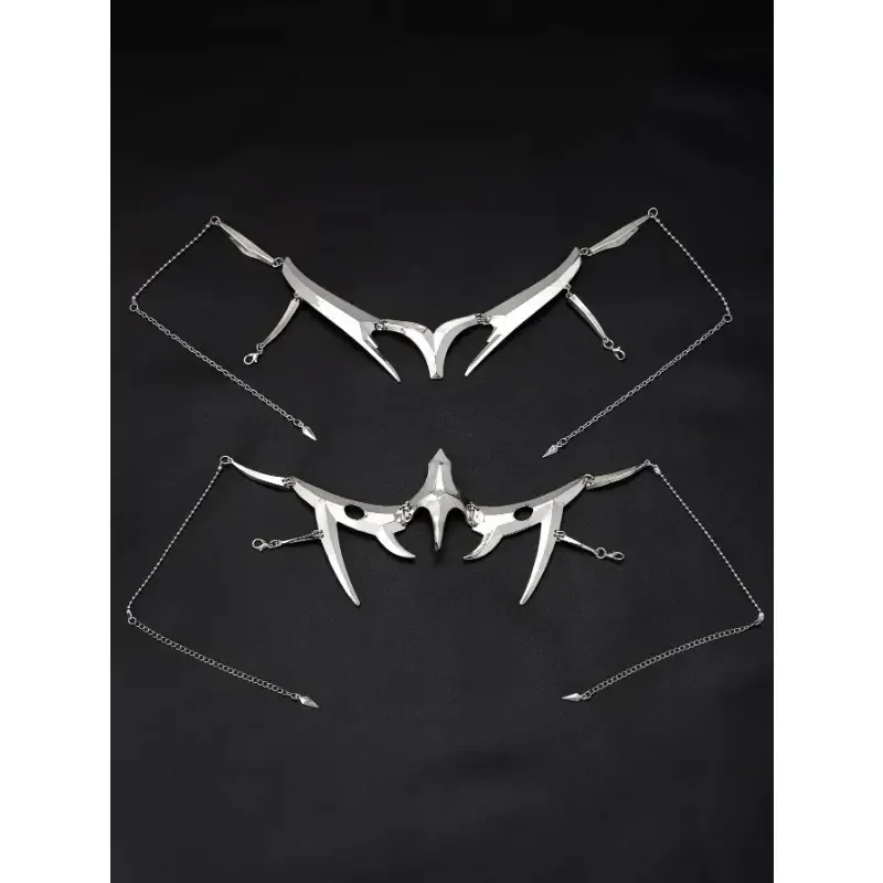 Custom Future trends Cyberpunk Mask Shaped Fluid Mechanical Wind Earrings Lip Ring Resin Printing SLA 3D Printing Service