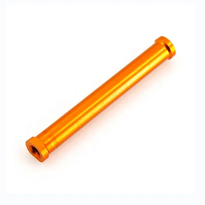 CNC customized motorcycle and bicycle modification hardware spare parts milling parts orange aluminum alloy material