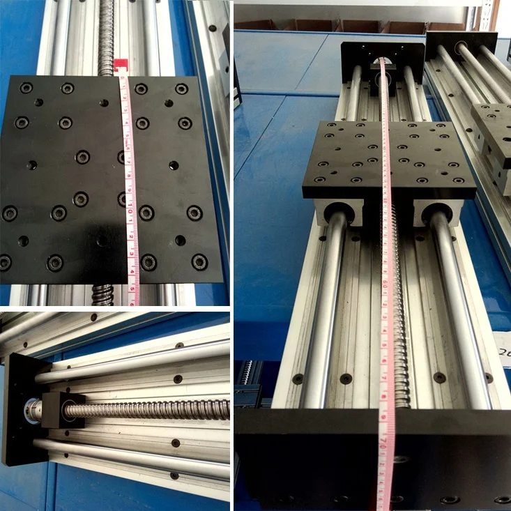 100mm stroke SBR150mm wide high precision heavy duty ball screw linear guide rail motion for cnc machine