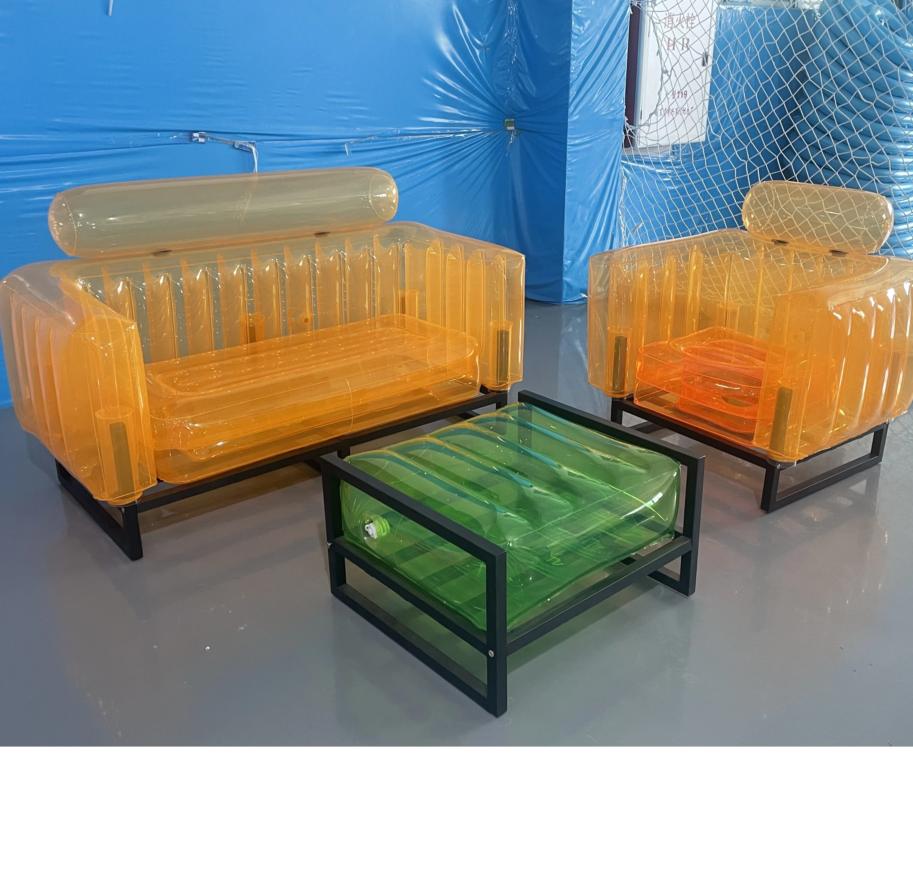 Настраиваемый складной надувной диван-стул из ТПУ устойчивый к проколам открытый кемпинг надувное кресло