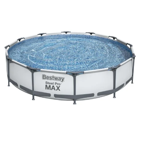 Bestway-56406 Fashion Above Ground Pvc Material Swim Pool Metal Frame Swimming Pool