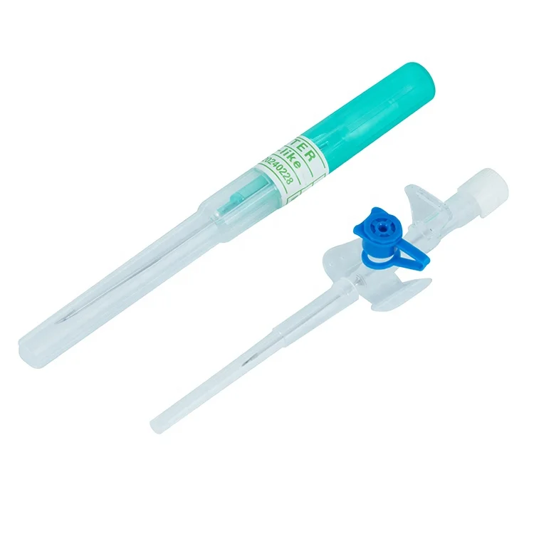 Disposable Needles 14G-26G Cannula Butterfly Type Parts Of Iv Catheter 26G With Small Wings