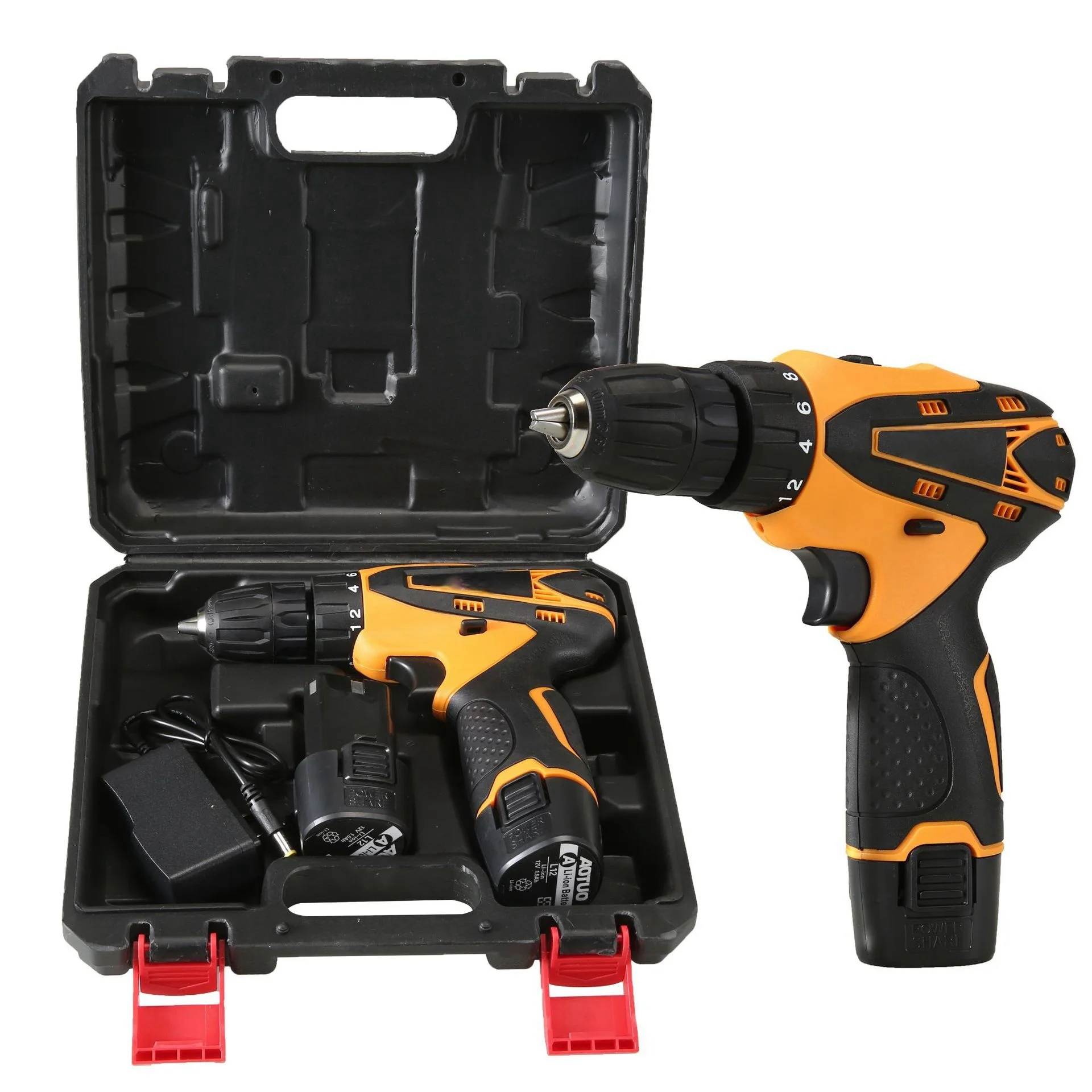 12V Multifunctional Industrial Cordless Power Drill Set Impact Electric Screwdriver Driver with Lithium Charging Wholesale