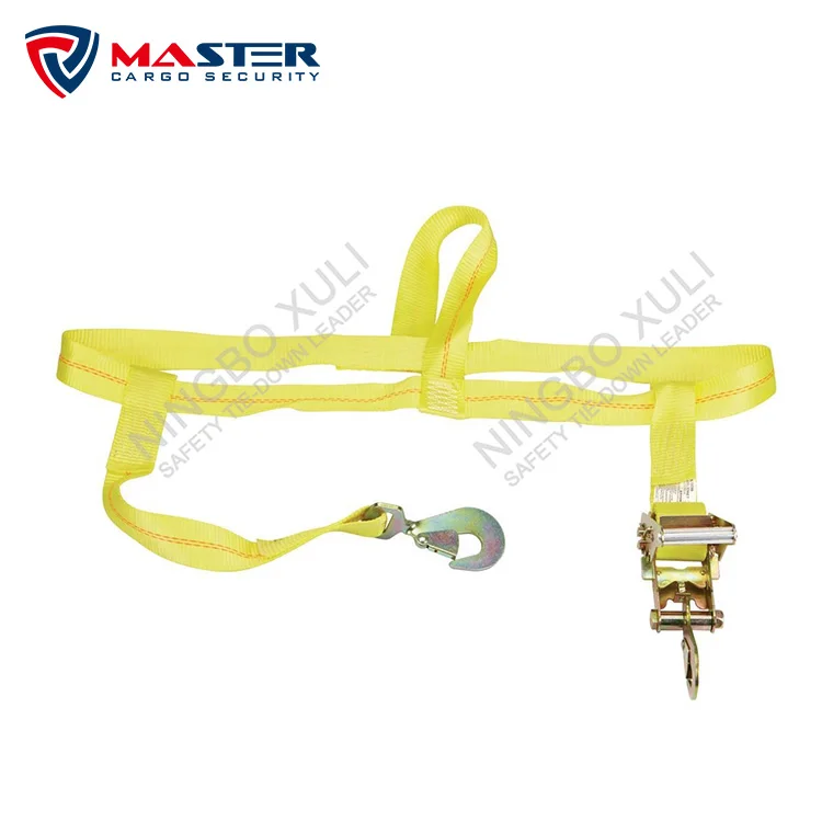 
ATV SXS UTV MUV Riding Mower Wheel Rim Tire Bonnet Tie Down Ratchet Strap 