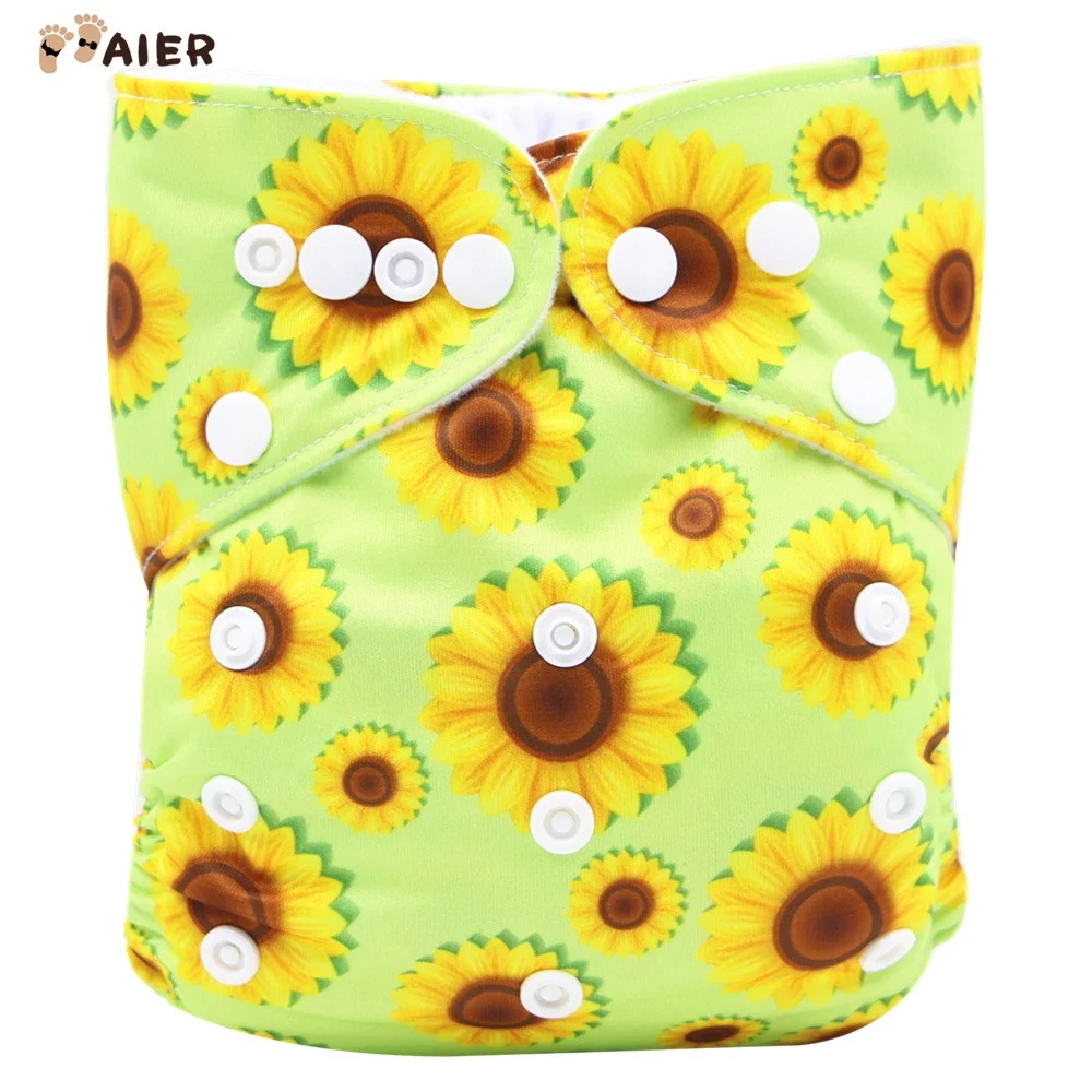 
Aier One Size Adjustable Washable Reusable Diapers Baby boy Cloth Diapers 