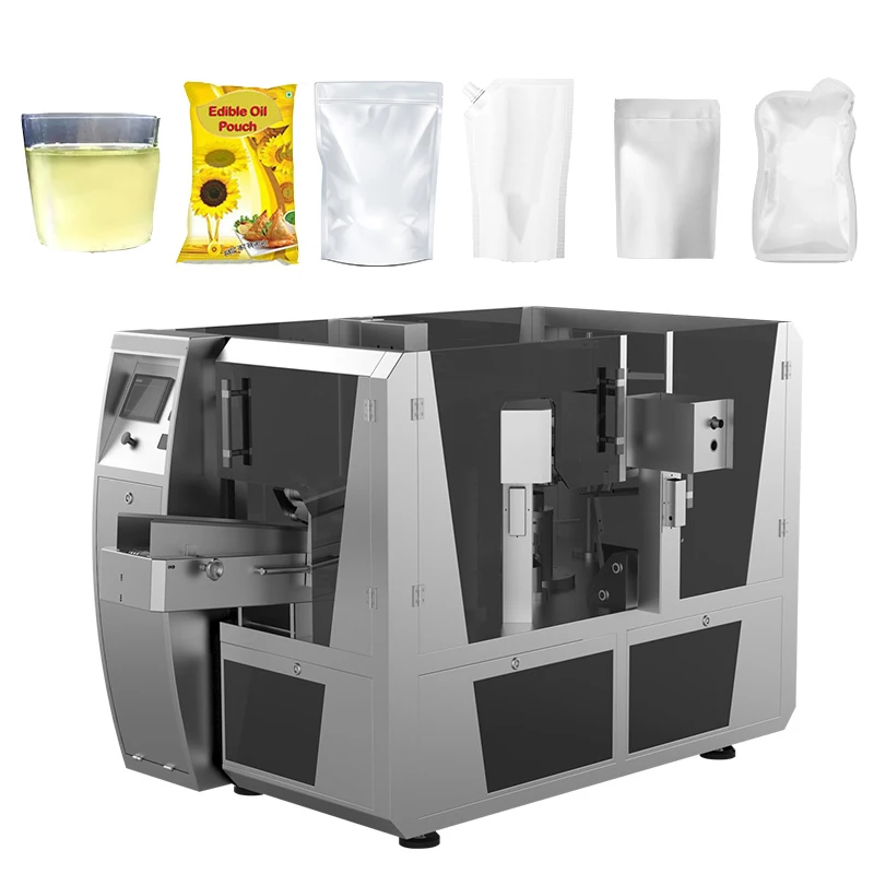 Linpack automatic bag pouch corn chilli chili oil fill seal packing machine