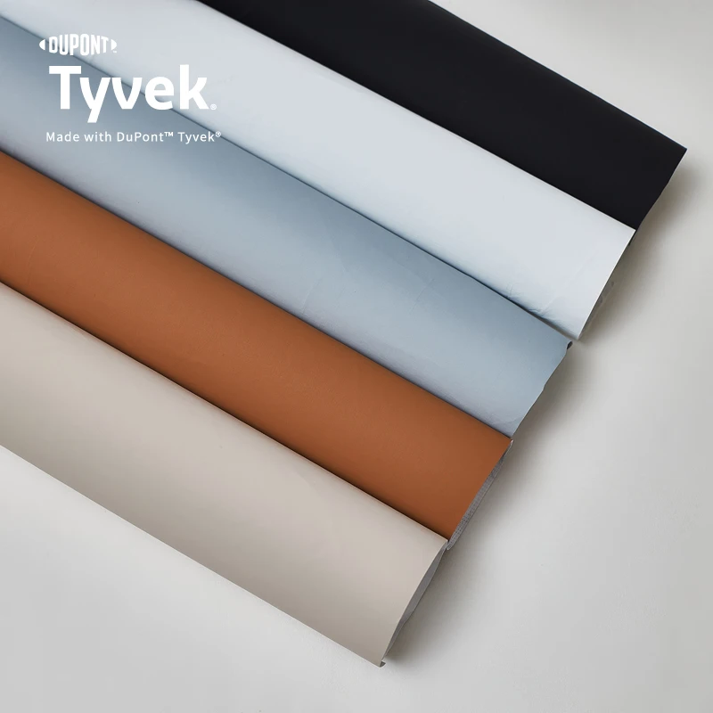 Customized Color Matte Environmental PU Coated Tyvek Fabric 1443R