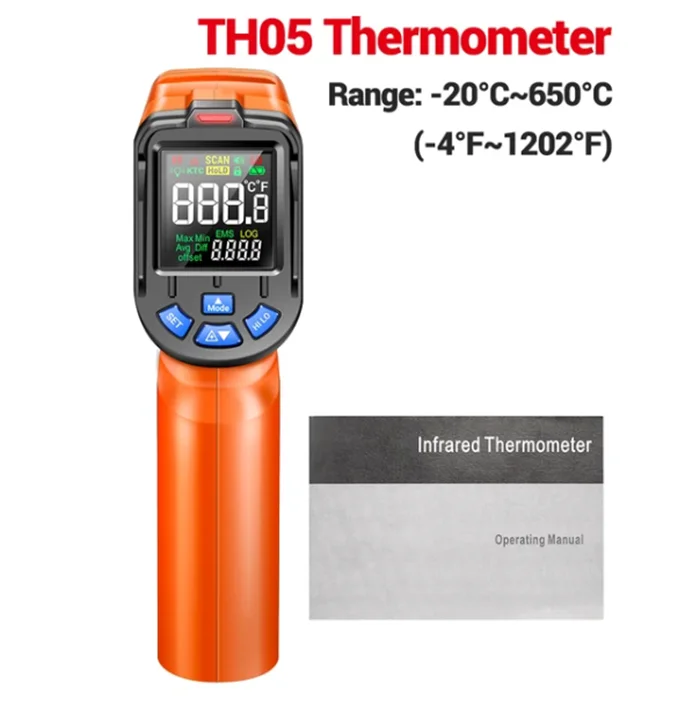 TH05 Digital Infrared Thermal Imager IR laser Sensor Gun Circuit Industrial Testing Floor Heating Tube Temperature Tester