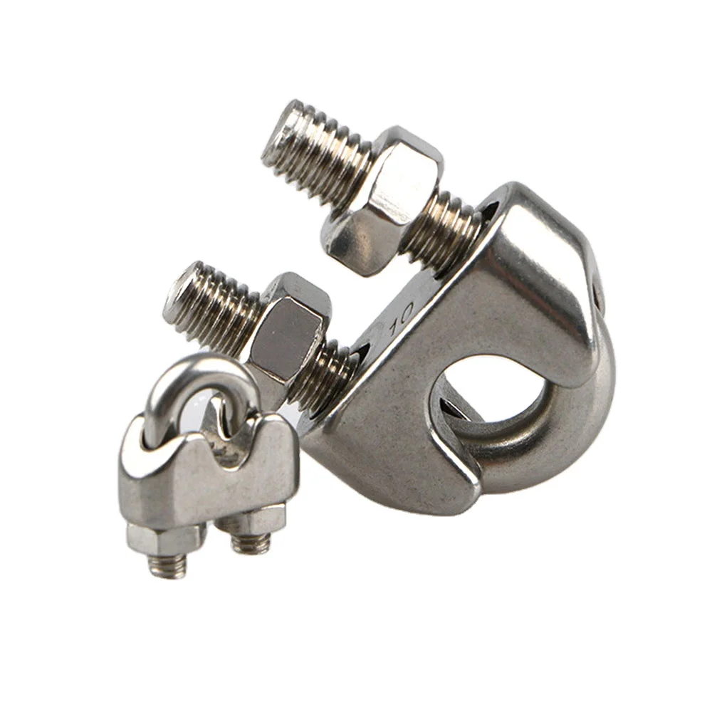 Wholesale Top Quality Hot Dip Galvanized / SUS304/316 Stainless Steel Wire Rope Clamp Wire Rope Clip