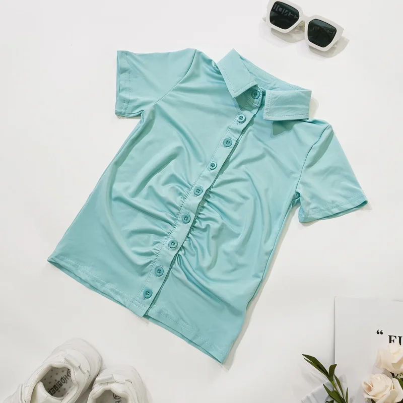 Wholesale Summer Frock Kids Clothing Children Baby Girls T Shirt Dress Fashion Ruffles Shirt Dress Toddler Girls Dresses 2022