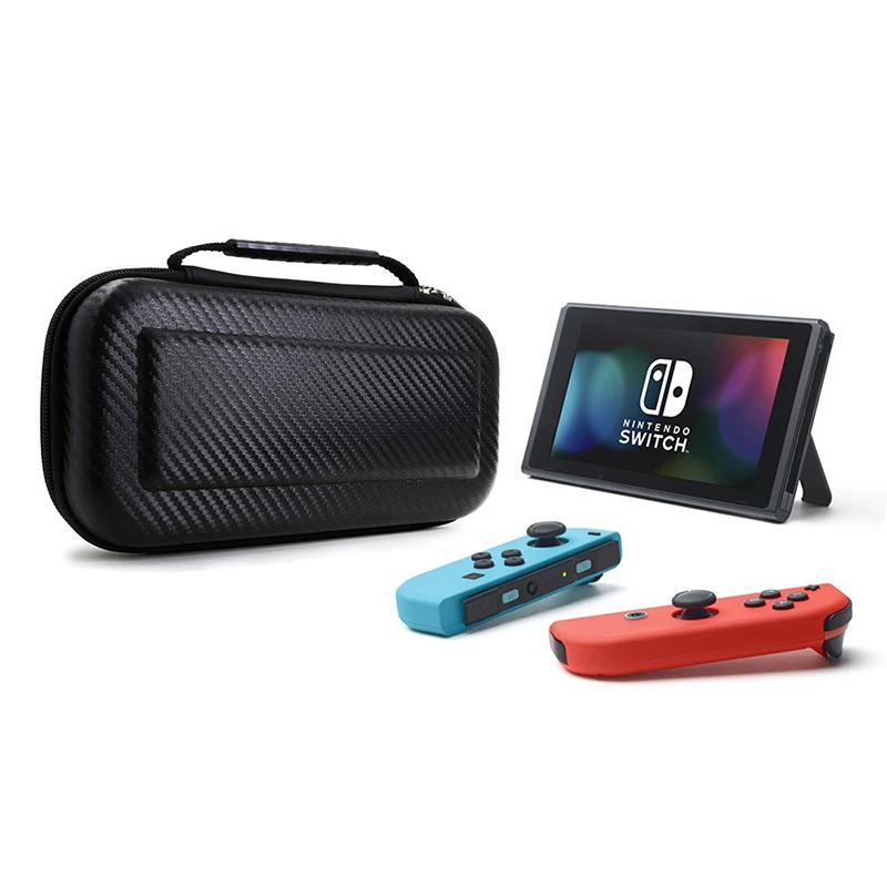 Custom Hard EVA Video Game Players Bags Carrying Case Pouch for Nintendo Switch OLED with 10 Card Slots