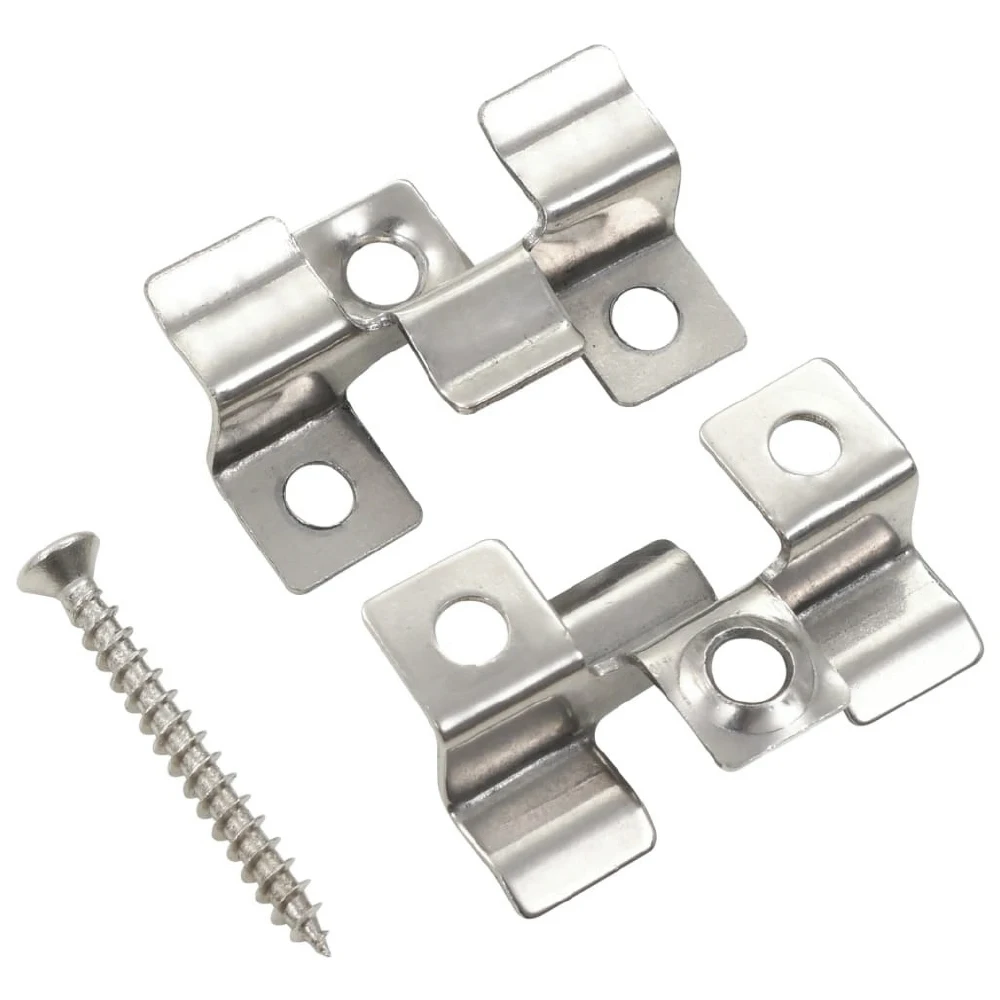 Salt resistant hidden system polished 304 stainless steel exterior wood flooring accessory composite decking fastener