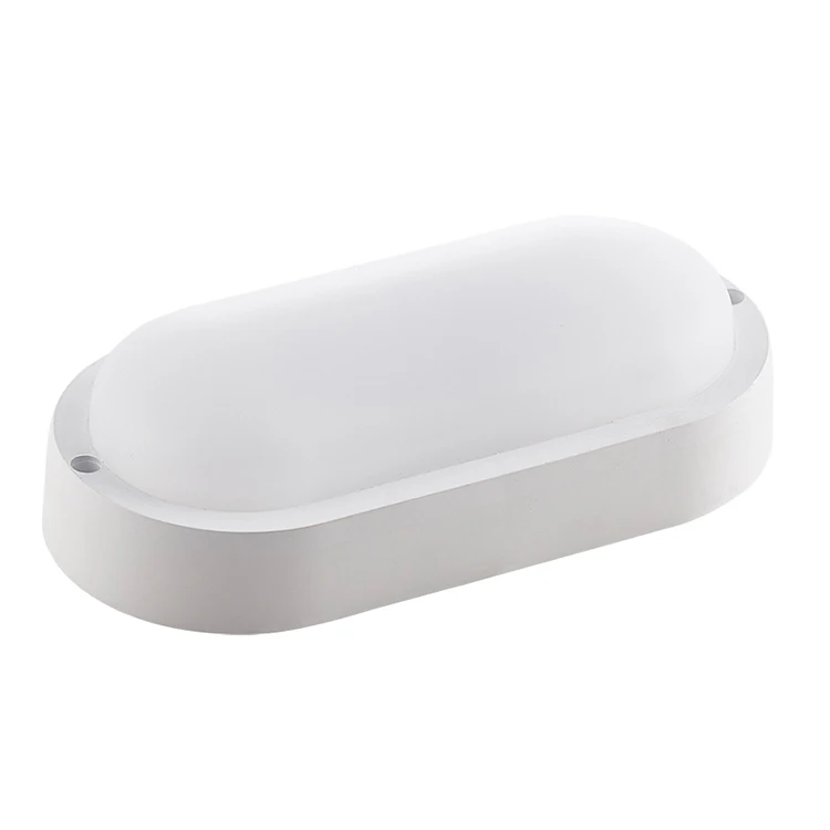 New simple design led bulkhead lamp10W/15W/25W  IP65 waterproof indoor and outdoor oval Moisture-proof lamp MM-DPJO