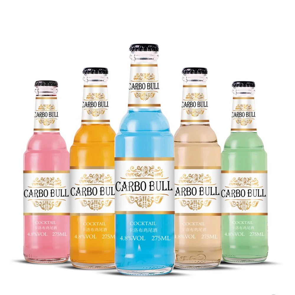 Wholesale Fruit flavor cocktail drink sweet cocktail drink bottled alcoholic beverages
