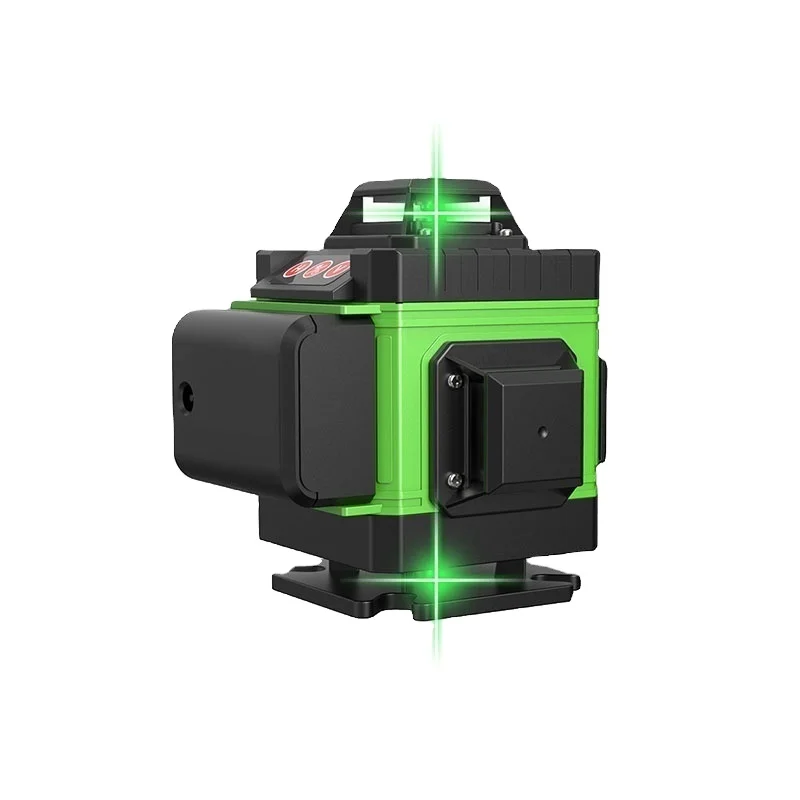 Wholesale 16 lines 4d green  multifunction self leveling laser level tool with tripod