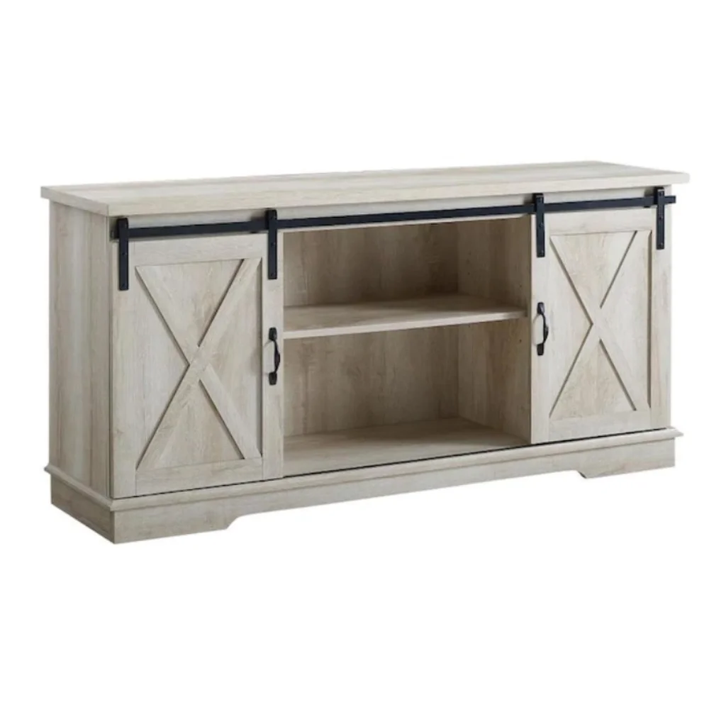 New Living Room Furniture Sets Farmhouse Design Rustic Sliding Barn Door Center Television Tv Stand