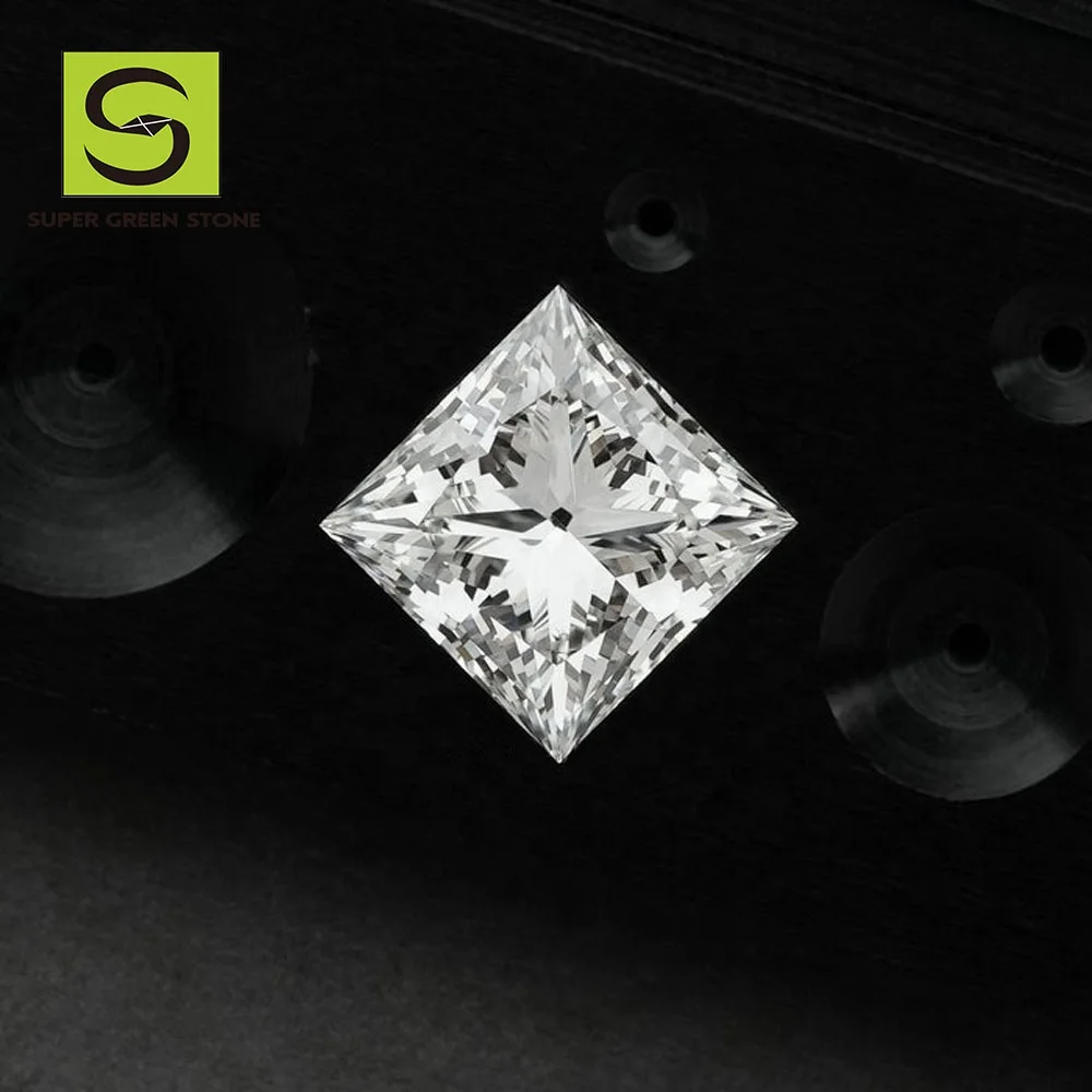 SuperGS SGSD036 Cvd 1 Carat LabGrown Diamond Synthetic Loose Prices Princess Cut Created Lab Grown Diamonds