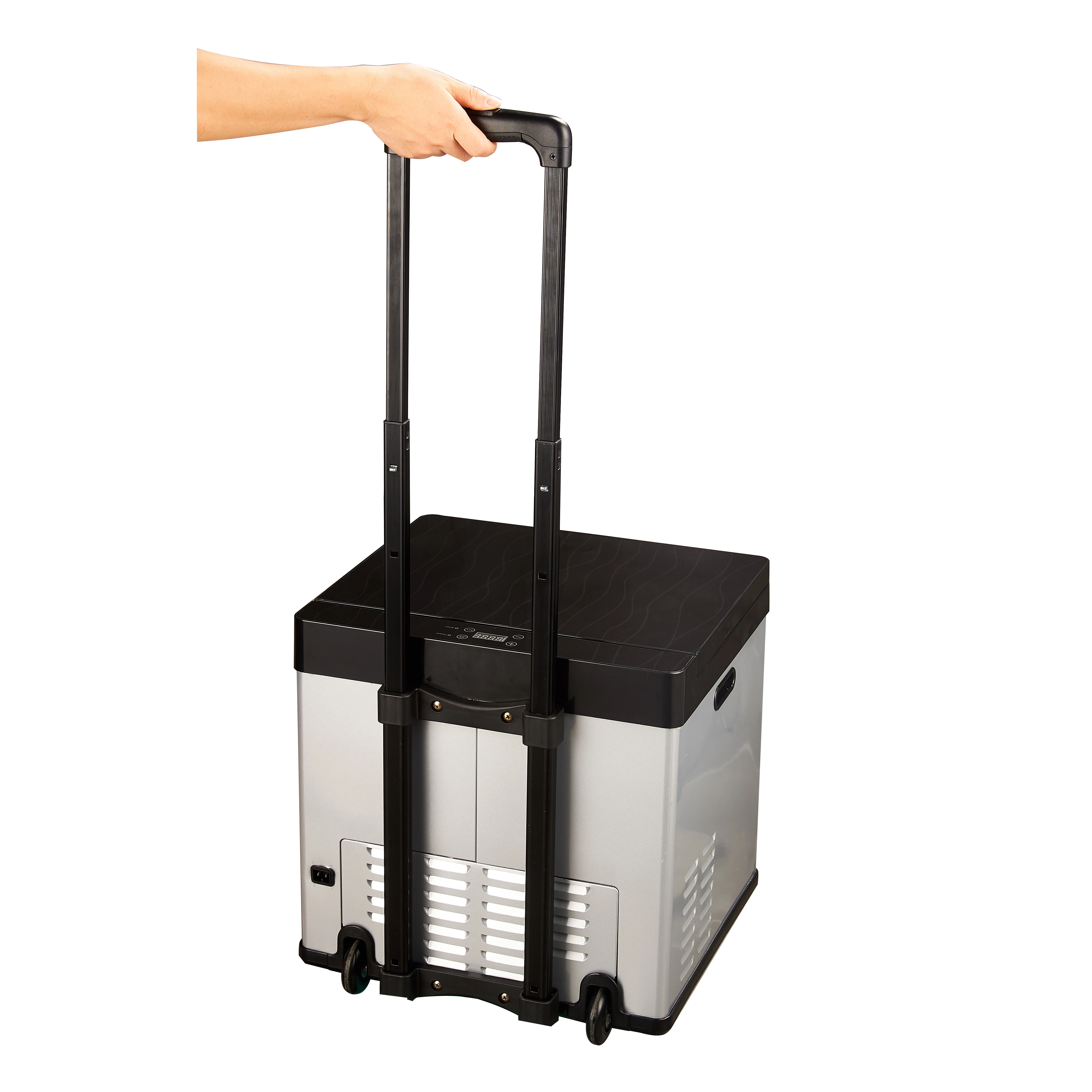 
DC Portable Camping Fridge Compressor Cooler Box Chest Freezer Car Refrigerator Mini Fridge for Car/Home/Outdoors(ZM-28D) 