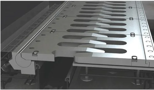 Steel material finger expansion joints used for  highway bridge