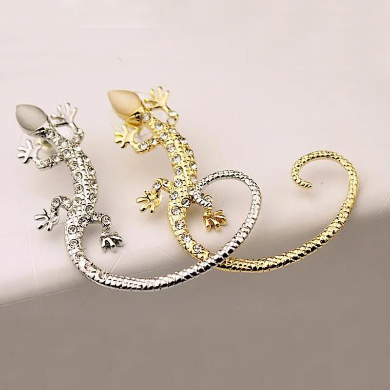 Hip Hop Nightclub Earring Wear Punk Lizard Gecko Ear Hook Ear Hanging