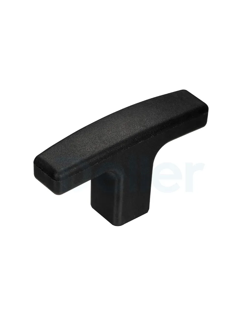 Handle screw or nut with plastic black reinforced nylon T- shape Industrial mechanical knob handle