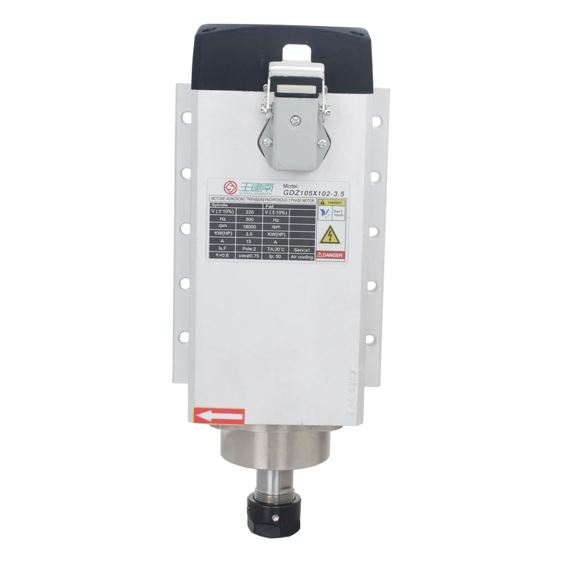 Шпиндель бесщеточный двигатель с воздушным охлаждением Dc контроллер драйвера 48 В 500 Вт Cnc Bldc 400 Вт