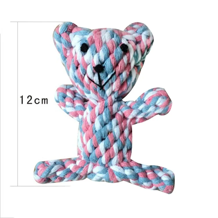Hand Knitting Animals Dog Chew Toys Cute Stuffed Dog Toys Soft Plush Dog Toy