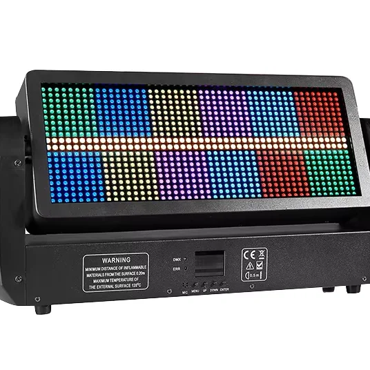 RGB 12+12  matrix point control moving head led strobe light for night club party