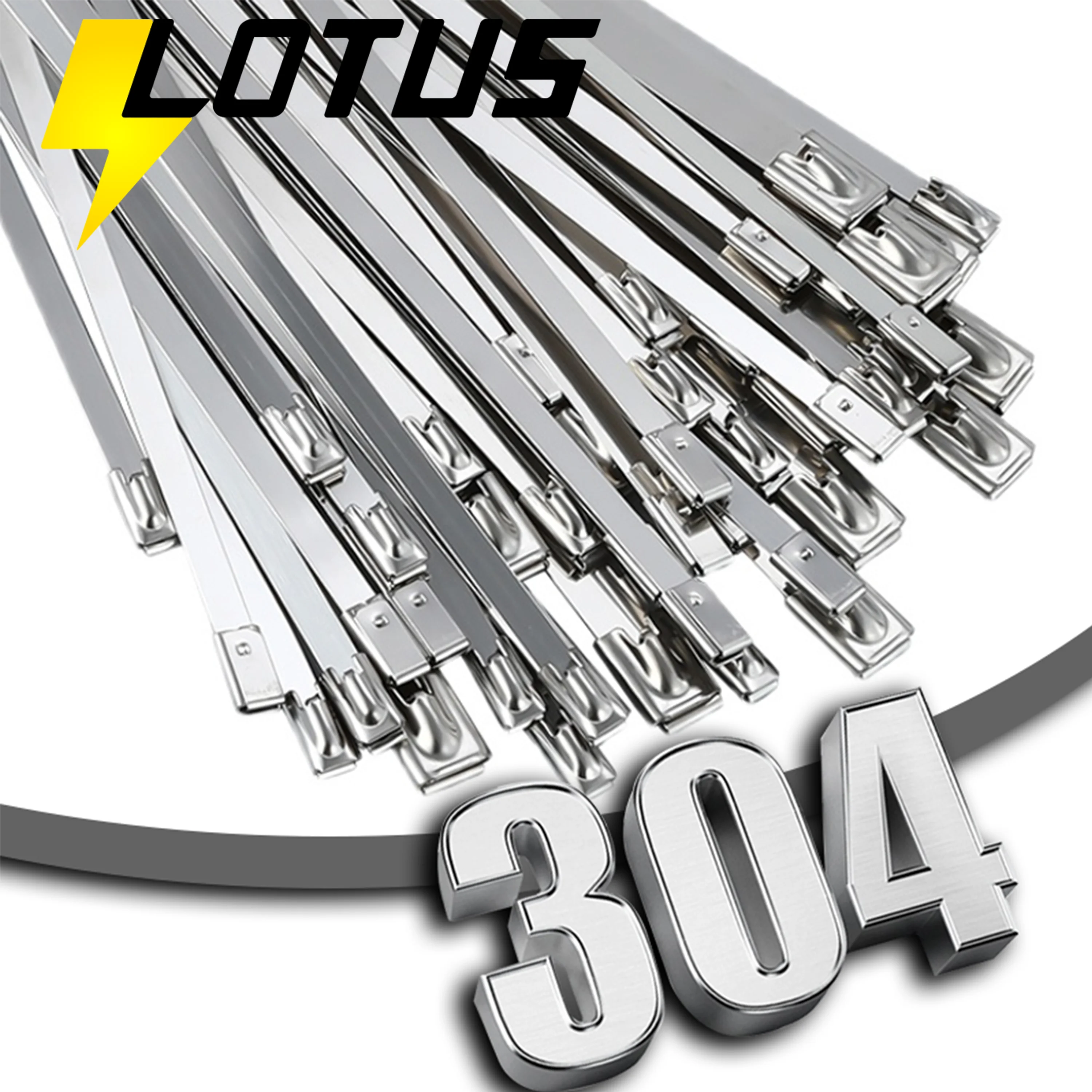 Best Seller Stainless Steel Cable Tie Manufacturer Price Metal 304 316 Ball Lock