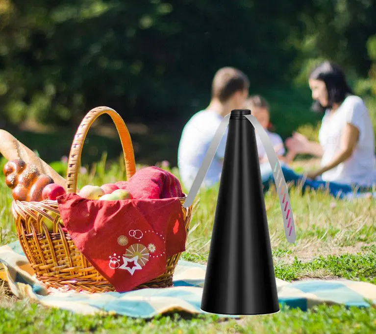 SJZ New material Soft Pliable Blades Fly Fan Kitchen Restaurant Automatically Shoo Drive Away Fli Fan, Hanging Fly Fan