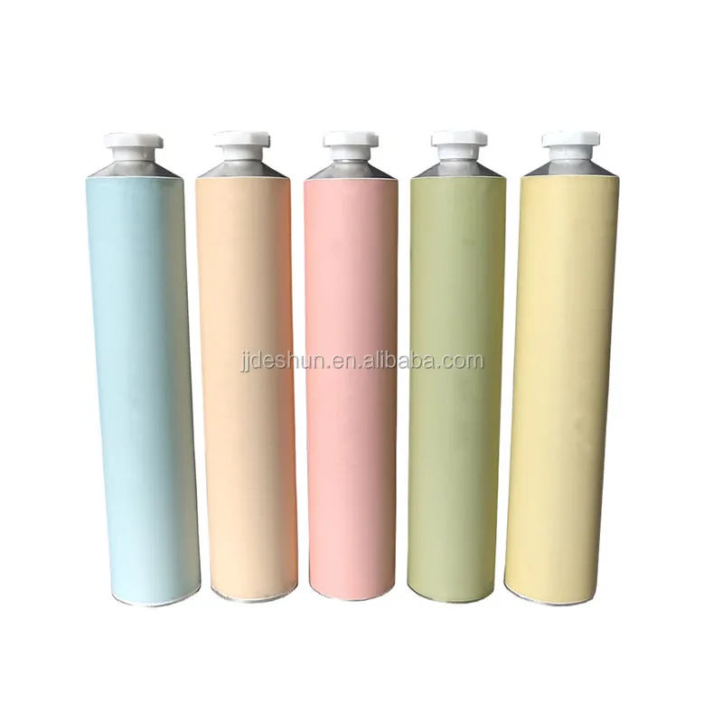 30 мл 50 мл перерабатываемая алюминиевая трубка складной уход за телом сжигающий крем для рук косметическая паста упаковочная трубка