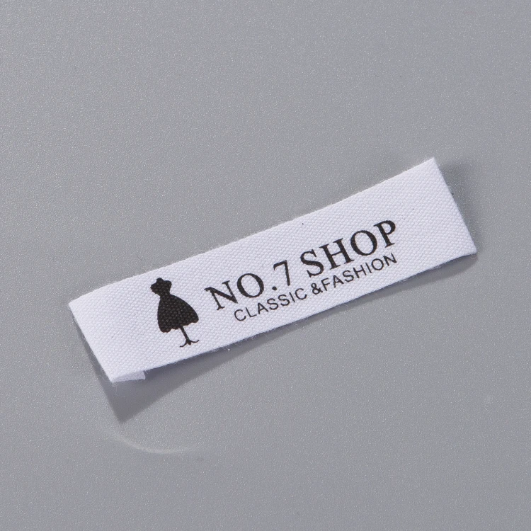 Custom Logo Garment Sticker Clothing Woven private Label Clothing Woven Labels For Clothing Label