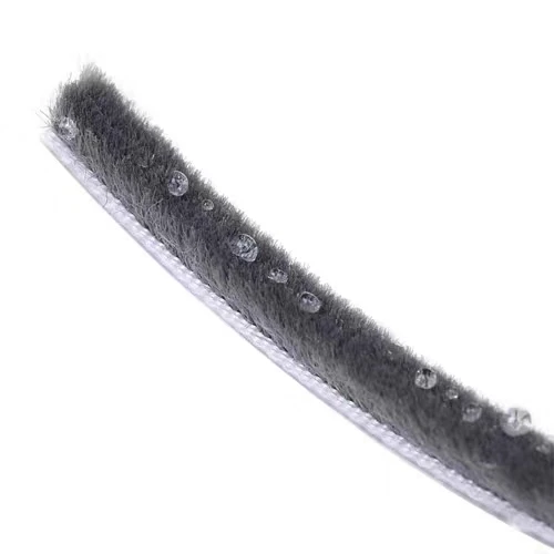 NS.RP FN Non-silicified Weather Strip with Fin Sheet Weather Stripping Mohair Weather Brush Wool pile Sealing Brush