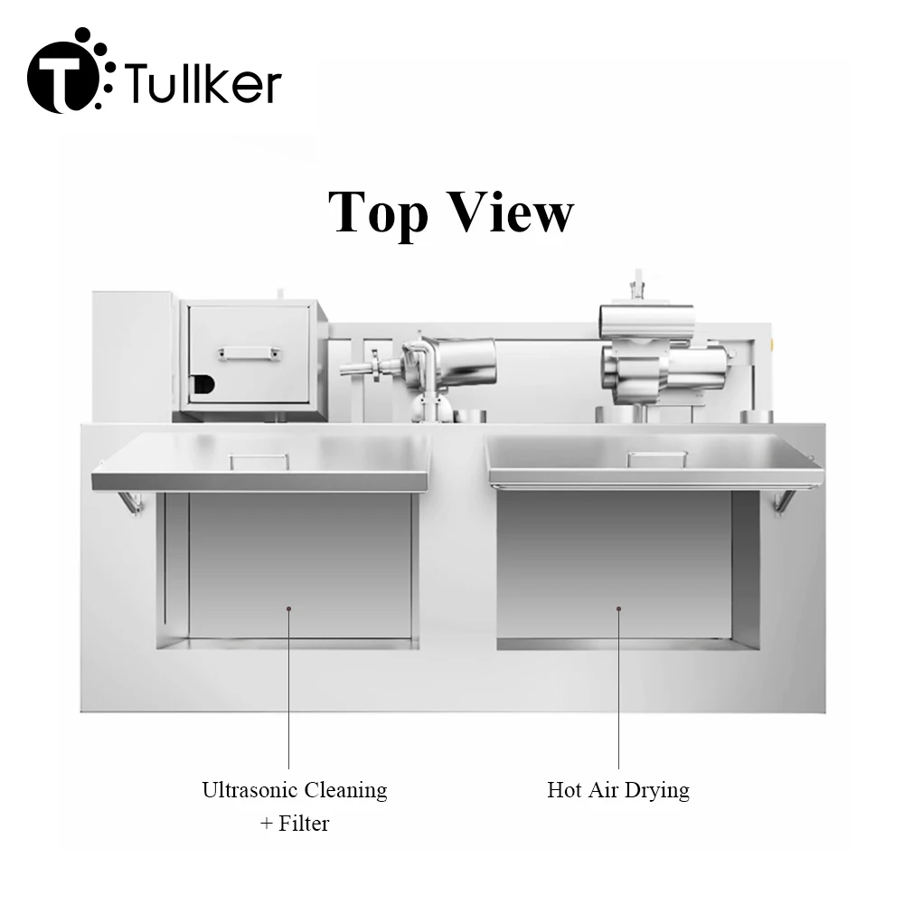 Tullker 88L 80L Industry Injector Cleaner Ultrasonic Plate Dishes Cylinder Carbon Oil Rust Dirty Parts Limpiador Ultrasnico 80 L