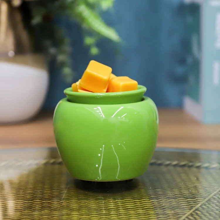 electric aromatherapy wax warmer essential oil burner ceramic hot plate wax melt warmer aroma censer candle jar warmer
