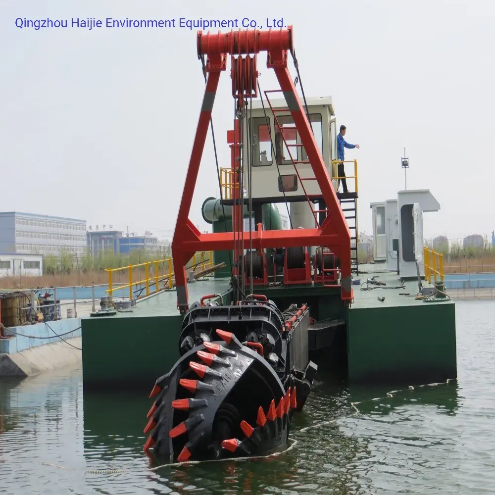 
Sand transportation ship sand transport barge cutter suction dredger with hydraulic system 